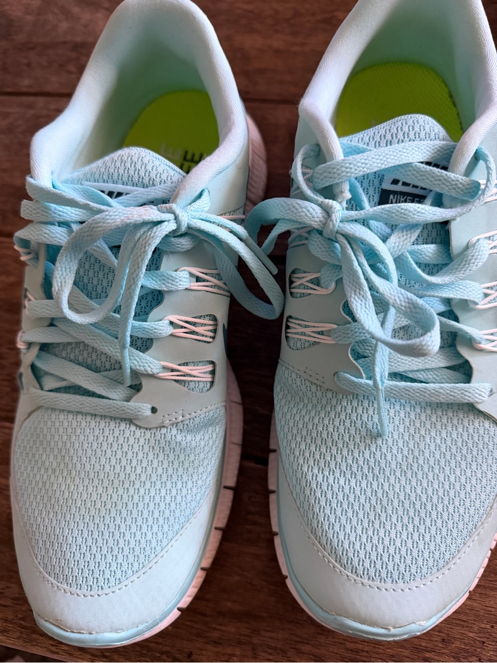 Nike Light Aqua Mesh Sneakers